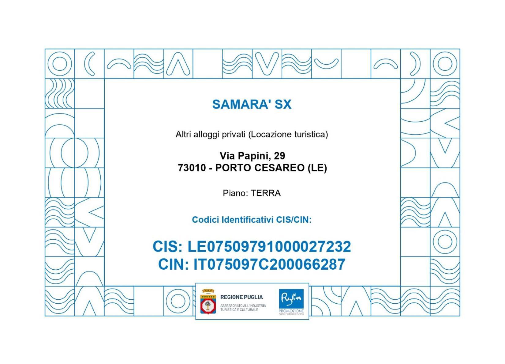 Villa Samara Sx Porto Cesareo Exterior foto
